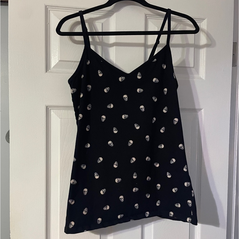 Skull print cami